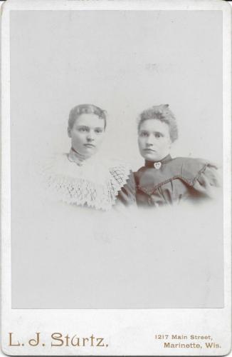 Alma Anderson Beckman and Betty Anderson sisters of Fred Fritz Anderson