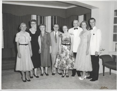 Karin Turngren, Eda Hedberg, Tekla Hedberg, George Turngren, Hazel Hedberg, Carl Hedberg, Annette Hedberg, Andy Hedberg