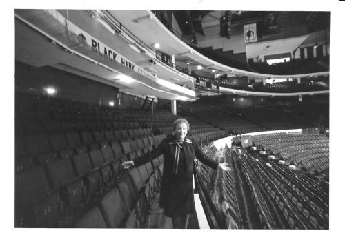 Hazel Hedberg at Chicago Stadium Ice Follies, 1980